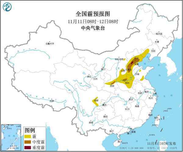 升温！全国大部地区气温逆势上涨 华北平原霾天气发展