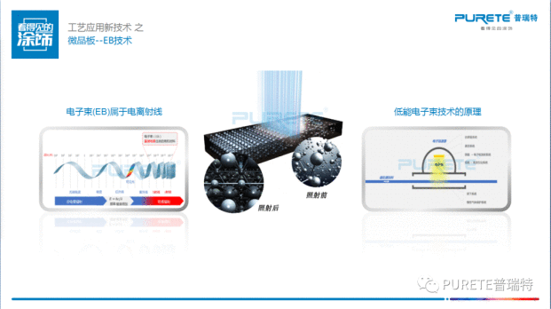 2020全球饰面板大会，付秋霞分享EB电子束技术的原理及应用。