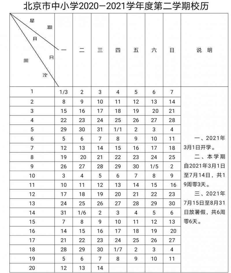  北京中小学7月15日至8月31日放暑假